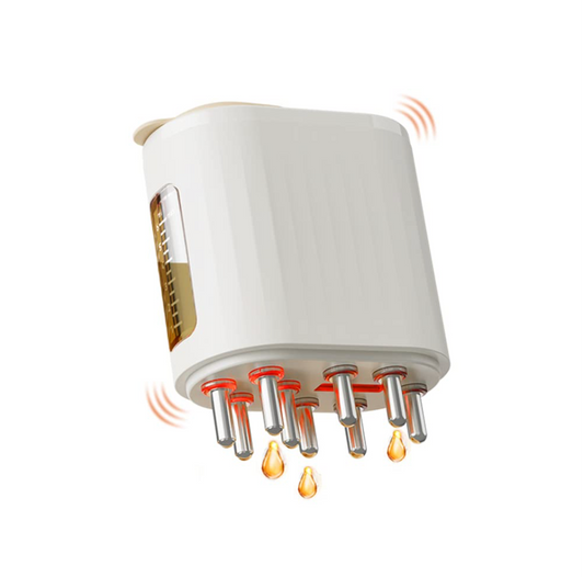 GlowVei 2-in-1 Scalp Oil Infuser & Red Light Therapy Massager